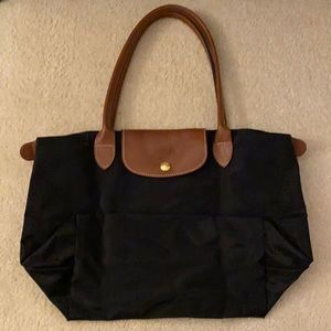 Longchamp black Le pliage small